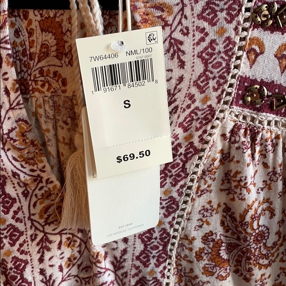 Lucky Brand Boho Top - Picture 3 of 8